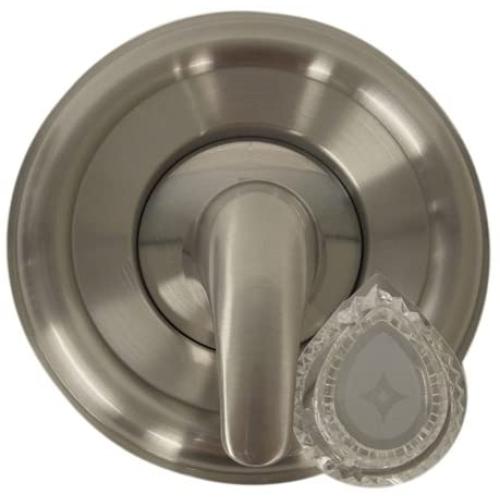 Danco 10002 UNIVERSAL MOEN TRIM KIT, Clear, Brushed Nickel, Single-Handle Shower Valve and Trim Kit for Moentrol Series