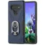 Topnow for LG K51 Case, LG Reflect Case, LG Q51 Case, [Military Grade] 12ft Drop Tested Rotatable Metal Ring Holder Compatible with Magnetic Car Kickstand Case for LG K51 (Blue)