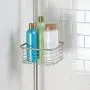 mDesign Metal Bathroom Shower Storage Constant Tension Pole Caddy - Adjustable Height - 4 Positionable Baskets - for Organizing and Containing Hand Soap, Body Wash, Wash Cloths, Razors - Satin mDesign Metal Bathroom Shower Storage Constant Tension Pole Caddy - Adjustable Height - 4 Positionable Baskets - for Organizing and Containing Hand Soap, Body Wash, Wash Cloths, Razors - Satin