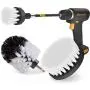 Holikme 4Pack Drill Brush Power Scrubber Cleaning Brush Extended Long Attachment Set All Purpose Drill Scrub Brushes Kit for Grout, Floor, Tub, Shower, Tile, Bathroom and Kitchen Surface White Holikme 4Pack Drill Brush Power Scrubber Cleaning Brush Extended Long Attachment Set All Purpose Drill Scrub Brushes Kit for Grout, Floor, Tub, Shower, Tile, Bathroom and Kitchen Surface White