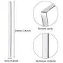200 Pieces Metal Nose Adjuster Aluminum Strip Nose Bridge Nose Wire Bracket Adjustable Nose Clips Trimming Strip for DIY Making Accessories Sewing Crafts