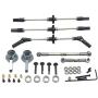 F Fityle Metal Gear Upgrade Bridge Axle Kits for WPL B14 B24 B-24 B16 B36 Q60 1:16 Scale RC Crawler Car Parts Front Rear Axle Pull Rods Bearing Accs