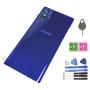 Galaxy Note 10+ Back Cover Glass Housing Door Replacement with Camera Lens Parts for Samsung Galaxy Note10+ Plus Note 10+ SM-N9750/DS +Tools + Eject Pin (Aura Blue)