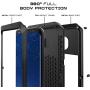 Galaxy S8 Case,Tomplus Armor Tank Aluminum Metal Shockproof Military Heavy Duty Protector Cover Hard Case for Samsung Galaxy S8 (Black)