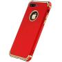 iPhone 8 Plus Case, Ultra Slim Flexible iPhone 8 Plus Matte Case, Styles 3 in 1 Electroplated Shockproof Luxury Cover Case for iPhone 8 Plus (SHINY RED)