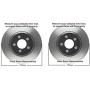Detroit Axle - 8-LUG FRONT & REAR 330mm Drilled Brake Rotors Ceramic Pads w/Hardware for 2001-2010 Silverado/Sierra 2500HD - [2007-2010 Silverado/Sierra 3500HD Single Rear Wheel]