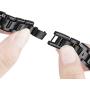 JSGJMY Bling Bands Compatible with Apple Watch Band 38mm 40mm 42mm 44mm Series 5/4/3/2/1 Women Diamond Rhinestone X-Link Metal Jewelry Bracelet(Black, 38mm/40mm)