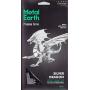 Fascinations Metal Earth ICONX Silver Dragon 3D Metal Model Kit