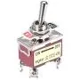 ESUPPORT Silver Contact Car Univeral Heavy Duty 20A 125V DPST 4Pin ON/OFF Rocker Toggle Switch Metal Waterproof Boot Cap 12mm Pack of 3