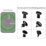 WYNK Magnetic Wireless Car Charger Metal Rings with 3M Sticker 2PCS for Wx & Fx Qi Car Charger Series, Size: [ 2.6inch/66MM - 2.0inch/51MM ] (1B1G)