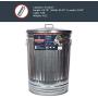 Behrens Galvanized Steel Trash Can, 31-Gallon