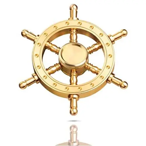 ATESSON Fidget Spinner Toys for Kids Adults, Copper Material Finger Toys, High Speed Stainless Steel Bearing Metal Hand Spinners EDC ADHD Focus Anxiety Stress Relief Boredom Killing Time Toys ATESSON Fidget Spinner Toys for Kids Adults, Copper Material Finger Toys, High Speed Stainless Steel Bearing Metal Hand Spinners EDC ADHD Focus Anxiety Stress Relief Boredom Killing Time Toys