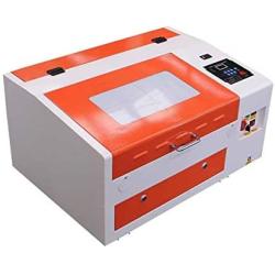 TEN-HIGH CO2 engrave Machine, 40W 300x400mm Laser Engraving Machine with Exhaust Fan USB Port