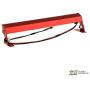 HobbyMarking RC Car 1/10 Metal Roof Lamp 11 LED Light Bar for 1/10 RC4WD Axial CC01 RC Crawler Truck Jeep Wrangler Part (Red)