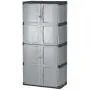 Rubbermaid Storage 72 Inch, Four-Shelf, 2 Door cabinet, Resin Locking Storage Cabinet Rubbermaid Storage 72 Inch, Four-Shelf, 2 Door cabinet, Resin Locking Storage Cabinet