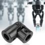 Universal Joint Coupling Metal Shaft Coupling Motor Connector (0.5in×0.9in×2in)