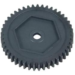 Steel Metal Spur Gear 45T & 11T Motor Gear RC Replacement Parts for 1/10 Crawler Car TRX-4 - 45T Spur Gear