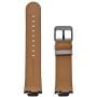 Kartice Compatible with ASUS ZenWatch 3 Band,Vintage Genuine Leather Watch Band Strap Replacement Watchband WITT Metal Clasp Buckle (Grey 14mm)