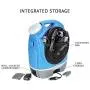 Ivation Multipurpose Portable Spray Washer w/Water Tank – Built in Rechargeable 2200 mAh Lithium Battery and 12v Car Plug - Metal Trigger Guns, Shower & Brush Heads and Flexible Hose