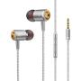 Earphones,in-Ear Earbuds Headphones Wired Headphone Metal Earbuds Noise Cancelling Stereo Heave Bass Earphones with Micphone Mic for Phone,Pad,Pod,Samsung Galaxy,MP3 Players,Nokia,HTC,Nexus and Tablet