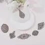 PH PandaHall 120pcs 6 Style Antique Bronze Iron Filigree Connectors Charms Pendants Metal Embellishments for DIY Hairpin Headwear Earring Jewelry Making