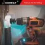 Bi-Metal Hole Saw Kit,JUGREAT 15 Pcs High Speed Steel (HSS) 3/4 inches- 2-1/2 inches Hole Saw Set with Mandrels and Case,Sharp serrations suitable for Metal, Wood, Plastic, Drywall Bi-Metal Hole Saw Kit,JUGREAT 15 Pcs High Speed Steel (HSS) 3/4 inches- 2-1/2 inches Hole Saw Set with Mandrels and Case,Sharp serrations suitable for Metal, Wood, Plastic, Drywall