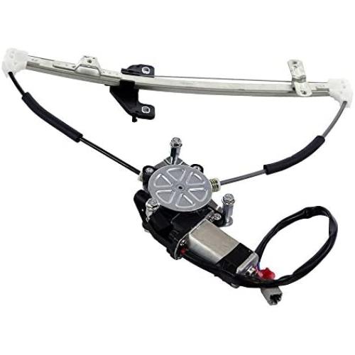 MILLION PARTS Rear Left Side Power Window Regulator with Motor fit for 2001 2002 2003 2004 2005 Honda Civic Sedan 4-Door