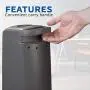 Lasko Ceramic Tower Space Heater with Logic Center Digital Remote Control-Features Built-in Timer and Oscillation, 7.3″L x 9.2″W x 29.75″H, Black 5572 Lasko Ceramic Tower Space Heater with Logic Center Digital Remote Control-Features Built-in Timer and Oscillation, 7.3″L x 9.2″W x 29.75″H, Black 5572
