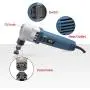 Electric Metal Nibbler, ZFE 380W Electric Sheet Steel Nibbler Metal Shear with 1700RPM High Speed Rotor for Cutting Stainless Steel, Aluminium, Plastic