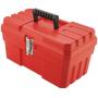 Akro-Mils 09514 ProBox 14-Inch Plastic Toolbox for Tools, Hobby or Craft Storage Toolbox with Removable Tray, 14-Inch x 8-Inch x 8-Inch, Red