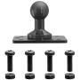 iBOLT TabDock FixedPro 360 -Heavy Duty Metal 8'' Multi-Angle Drill Base Mount for All 7'' - 10'' Tablets (iPad, Nexus, Samsung Tab) for Desks, Tables, Countertops : Great for Homes, Businesses, etc.