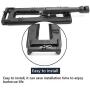 Hongso 16 inch Cast Iron Burner Pipe Tube Set Replacement Parts for Members Mark Y0101XC Y0660LP Y0600LP2 Y0005XC-2 Sams Club, Grand Hall Y0005XC, Y0005XC-1 CISC Gas Grill, Set of 3 (CBI251)