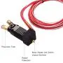 Aibecy 2 in 1 Out Dual Color Metal Hotend Extruder Kit with Cable 0.4mm Brass Nozzle Print Heat 24V Compatible with CR-10 Series Ender-3 3D Printer