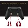 4 pcs Trigger Paddles and 2 Interchangeable D-Pads Metal Stainless Steel Replacement Parts for Elite Series 2 and Xbox one Elite Controllers (Red)