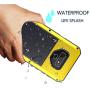 Galaxy Note 9 Case,Lilycase Armor Heavy Duty Hybrid Aluminum Metal Shockproof Military Shockproof Hard Cover for Samsung Galaxy Galaxy Note 9 Newest (Yellow)