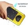 Galaxy Note 9 Case,Lilycase Armor Heavy Duty Hybrid Aluminum Metal Shockproof Military Shockproof Hard Cover for Samsung Galaxy Galaxy Note 9 Newest (Yellow)