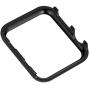 Leotop Compatible with Apple Watch Case 38mm, Metal Bumper Protective Cover Frame Accessories Women Girl Bling Shiny Crystal Rhinestone Diamond Compatible iWatch Series 3/2/1(Diamond Black, 38mm)
