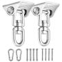 Newtion Innovative 1100 LB Capacity 2 PCS Stainless Steel 304 Heavy Duty Swing Hangers & Snap Hooks for Concrete Wooden Sets Trapeze Yoga Swingset Hammock Swing