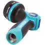 Aqua Joe AJHN102 Heavy Duty Indestructible Metal Multi Function Adjustable Hose Nozzle, w/Smart Throttle,w/ Smart Throttle