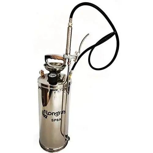 Longray SP8A Stainless Steel Sprayer, 2 Gallon, Metallic Longray SP8A Stainless Steel Sprayer, 2 Gallon, Metallic