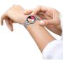 Yutior Stainless Steel Band Compatible with Samsung Galaxy Watch 3 41mm / Galaxy Watch Active 40mm / Active 2 44mm / Galaxy Watch 42mm, 20mm Metal Replacement Band for Women Men, Silver