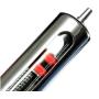 EatingBiting 10ml Reusable Stainless Steel Hypodermic Veterinary Animal Syringe Glass for Lab/Stainless Steel/Simple Structure/with Locking Screws Simple Operation