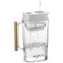 Nakii Water Filter Pitcher - Long Lasting 200 Gallons, Supreme Fast Filtration and Purification Technology, Removes Chlorine, Metals & Fluoride for Clean Tasting Drinking Water, WQA Certified