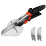GARTOL Miter Shears- Multifunctional Trunking Shears for Angular Cutting of Moulding and Trim, Adjustable at 45 To 135 Degree, Hand Tools for Cutting Soft Wood, Plastic, PVC, with Replacement blades
