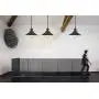 Industrial Pendant Light Fixture, XIDING Vintage Edison Hanging Light, Retro Premium Matte Black Finish Metal Shade, E26 Base, Adjustable Wire, 1-Light …