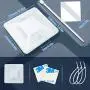 Cable Tie Mount,100 Pack Zip Tie Adhesive-Backed Mounts stick on wire holder, Screw Hole Anchor Wire Tie Base Holders Cable Tie Mount,100 Pack Zip Tie Adhesive-Backed Mounts stick on wire holder, Screw Hole Anchor Wire Tie Base Holders