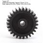 T best Motor Pinion Gear, 27T 1:14 Scale Remoted Control Crawler Car Motor Pinion Gear RC Vehicle Spare Upgrade Parts for Wltoys 1/14 144001