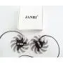 JANRI Replacement 75mm 4pin VGA Video Card Dual-X Fan for Sapphire HD7850 7790 7870 6930 6950 7950 970 FD7010H12S DC12V 0.35A