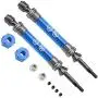 keyren Rear Drive Shaft RC Truck Drive Shaft, 2pcs SLA031 Upgrade Parts CVD Transmission Axle, Metal for Traxxas Slash 4X4 1/10 Truck RC Car(SLA031NB Dark Blue) keyren Rear Drive Shaft RC Truck Drive Shaft, 2pcs SLA031 Upgrade Parts CVD Transmission Axle, Metal for Traxxas Slash 4X4 1/10 Truck RC Car(SLA031NB Dark Blue)