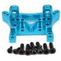 HobbyCrawler for 1/18 Wltoys A959 Front/Rear Shock Tower Absorber Board A969 A979 K929 Metal RC Model Car Upgrades Parts(Blue)